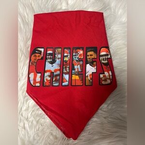 New dog bandanna, Kansas City Chiefs